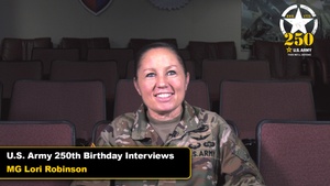 Army 250th Birthday - MG Lori Robinson