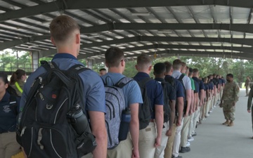 AFROTC Cadets Arrive At Maxwell AFB - B-Roll Package