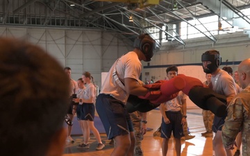 AFROTC Cadets Participate in Simulated Combatives - B-Roll Package