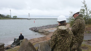 BALTOPS 25 – 8th Engineer Support Battalion Portable Boat Ramp Debris Clearing