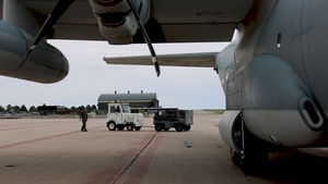 VMGR-352 and VMGR-234 supports VMFA-225 aerial refueling during Sentry North