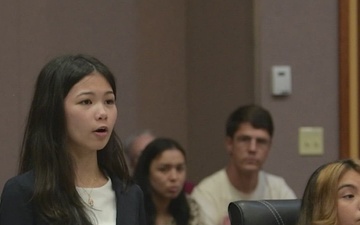 DoDEA Pacific West face off in the 2025 Mock Trial Competition