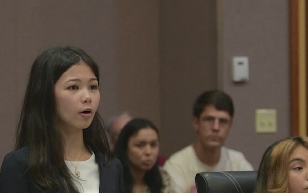 DoDEA Pacific West face off in the 2025 Mock Trial Competition