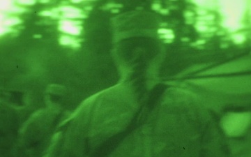 I Corps Soldiers conduct night land navigation for Best Squad