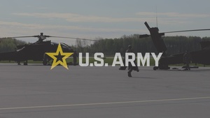 Video Products; U.S. Army AH-64 Apaches roar through Latvia demonstrating lethality