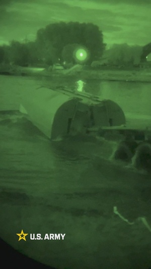 7th Engineer Brigade Conduct Limited Visibility Wet Gap Crossing