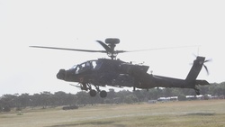 12CAB Soldiers showcase Apache lethality during Saber Guardian 25