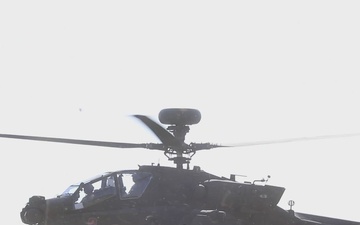 12CAB Soldiers showcase Apache lethality during Saber Guardian 25