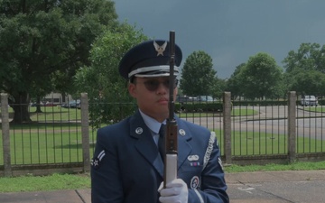 Maxwell AFB Honor Guard Conducts Demonstration for Civil Air Patrol Cadets