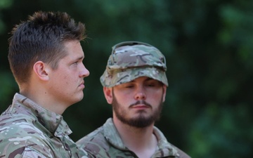 British and American Soldiers Conduct Joint Logistics Training