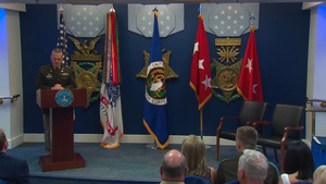Major General Robert Barrie Retirement Ceremony