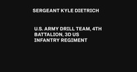 U.S. Army Drill Team rehearses drill movements in preparation for the Army 250th Birthday