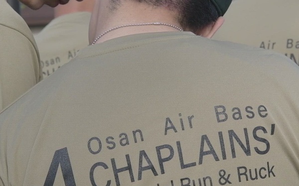 Osan Air Base Four Chaplains' Memorial Run &amp; Ruck B-Roll &amp; Interview