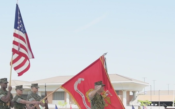 MARFORK Change of Command Ceremony B-Roll and Interview