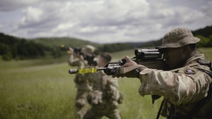 U.S. and U.K. soldiers share Smartshooter C-UAS systems during Project Flytrap