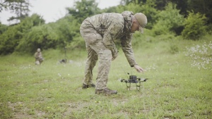 British soldiers fly FPV drones for CUAS training during Project Flytrap