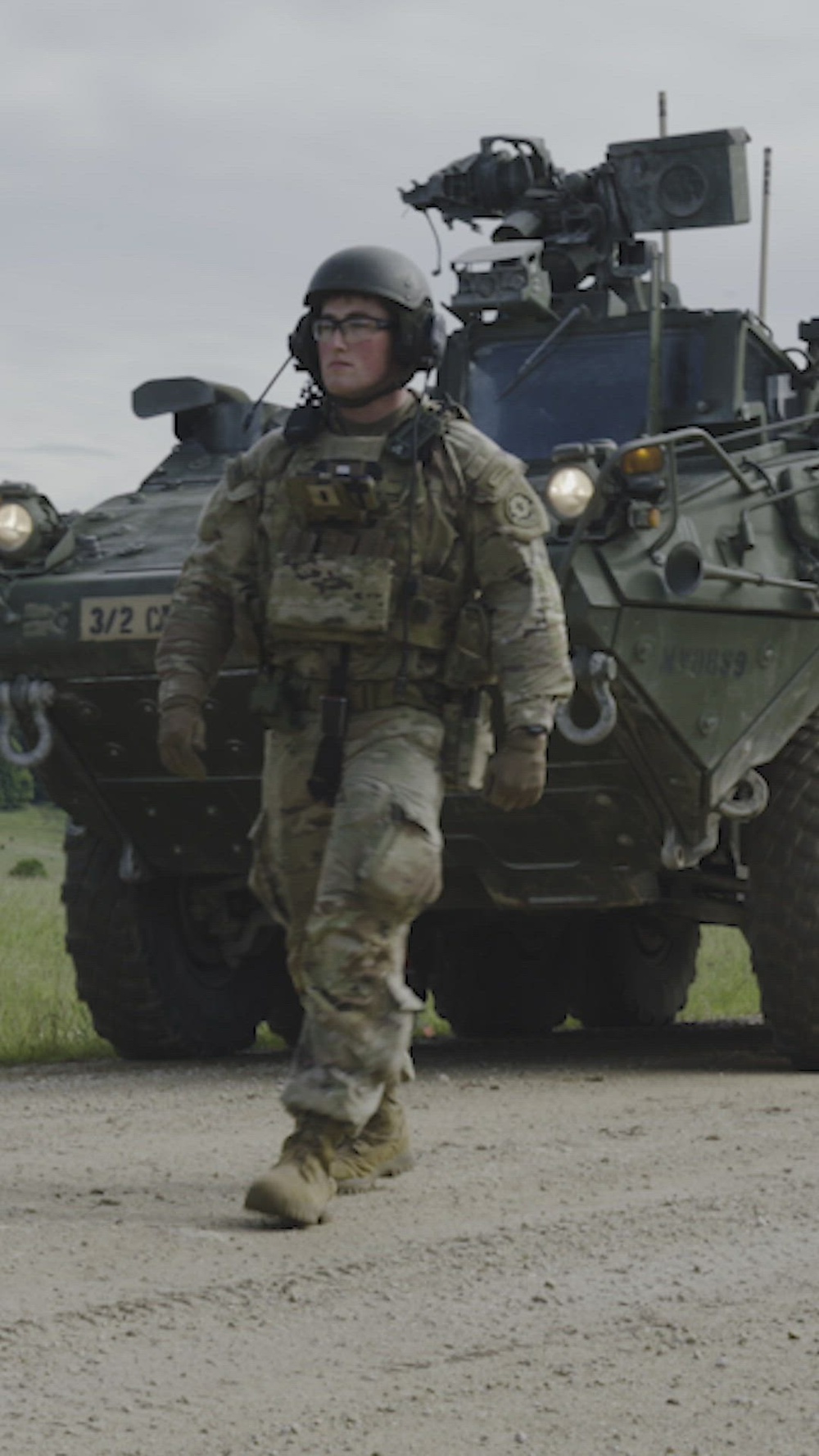 US Soldier engages a UAS target with a handheld counter-UAS effector during Project Flytrap.
