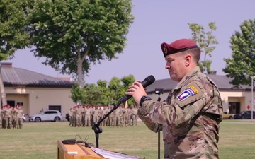 REMARKS: 1-503rd Infantry Regiment, 173rd Airborne Brigade, Holds Change of Command Ceremony in Vicenza