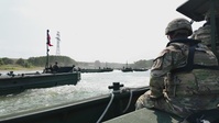 7th Engineer Brigade Conduct Wet Gap Crossing in Romania
