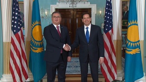 Secretary of State Marco A. Rubio meets with Kazakhstan Deputy Prime Minister-Foreign Minister Murat Nurtleu