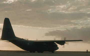 B-Roll: 173rd Airborne teams with Tunisian special forces paratroopers for airborne operation at African Lion 2025