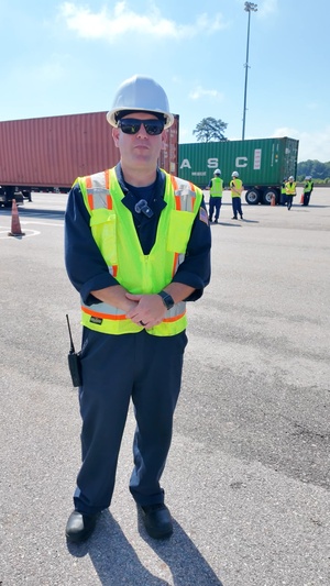 Coast Guard conducts multi-agency strike force operation at Virginia International Gateway