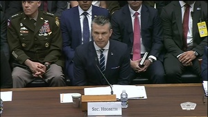 Hegseth, Caine Testify Before House Armed Services Committee About Budget Part 1