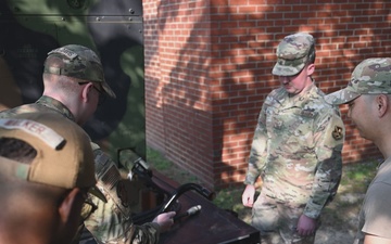 316th Civil Engineer Squadron establishes mission support facilities at Andrews for 250th Army Birthday