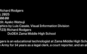 #Army250 Army Veteran Spotlight_Richard Rodgers, DoDEA Zama Middle High School