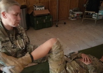 Arizona Army Reserve Medical Support Unit provides real-world care at Mojave Falcon