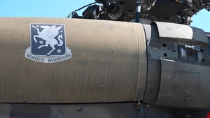 U.S. Marines and Soldiers conduct air mobility and ground defense training