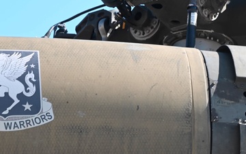 U.S. Marines and Soldiers conduct air mobility and ground defense training
