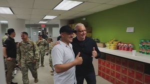 Robert Irvine tours the Regional Office Building (B-Roll)
