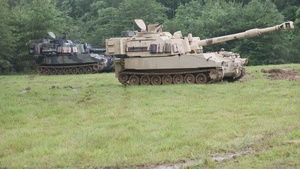 138th Field Artillery Brigade performs live-fire FTX at Fort Knox