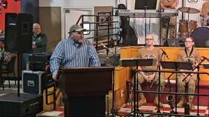 Fort McCoy Garrison leader gives opening remarks for 2025 Army Birthday Celebration