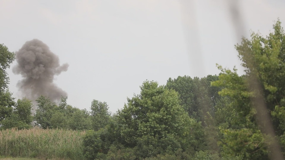 U.S. Soldiers Conduct Wet Gap Crossing for Saber Guardian 25 (Part 2)