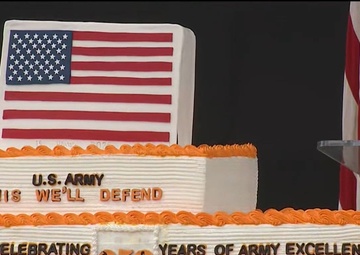 250th Army Birthday Festival Official Ceremony w/cake cutting