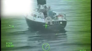 U.S. Coast Guard responds to flooding 30-foot sailing vessel with two aboard in Grand Traverse Bay, Michigan