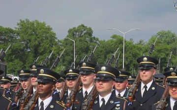 Soldiers kick off 250th Army Birthday Parade