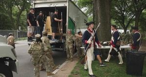U.S. Army Soldiers Prepare at West Potomac for the Army 250th Birthday Parade
