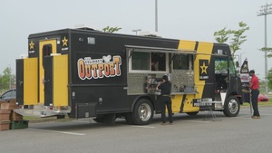 Grand Opening of 1st Culinary Outpost Food Truck on Humphreys-B-roll