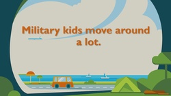 Military Children Move Around