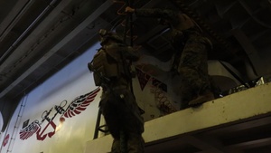 31st MEU | BLT 1/7 conducts intro to fast rope training B-Roll