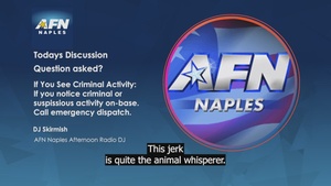 AFN Naples Social Media Video - UMGC Upcoming Classes