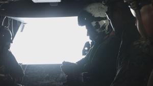 31st MEU | Marines with VMM 256 (Rein.) fire a M240B during flight operations