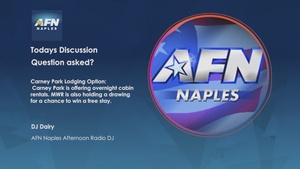 AFN Naples Social Media Video- Carney Park Cabin Rentals