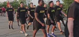 1st Infantry Division morale run