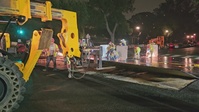 U.S. Army Corps of Engineers begins removal of protective roadway plates, assessments of damage mitigation plan