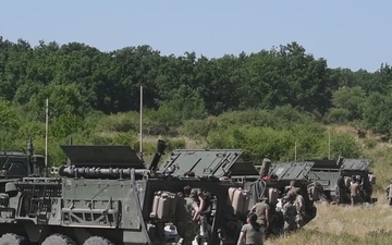 BROLL: U.S. Soldiers alongside NATO Allies conduct live-fire demonstrations during Saber Guardian 25