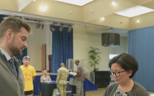 Osan Military &amp; Family Readiness Center hosts Career Fair B-Roll &amp; Interview